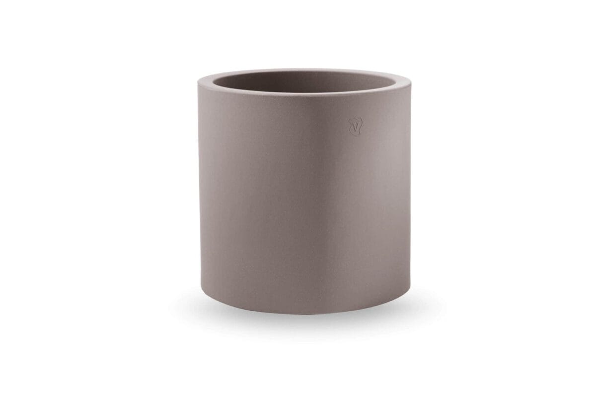 noleggio vaso cilindro grigio chiaro