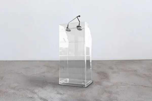 Podio in Plexiglas Trasparente