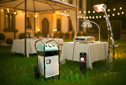 Utilizzo generatori di corrente portatili silenziosi Fillee e Voltab per catering ed eventi all'aperto, alimentazione elettrica senza odori e cavi ingombranti.