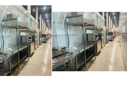 noleggio cappa autoportante per catering eventi