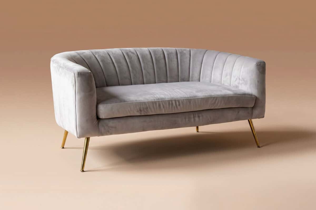 Foto sito divani beige - noleggio_divano_donatello_velluto_grigi