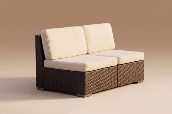 Divano Polyrattan modulo Singolo