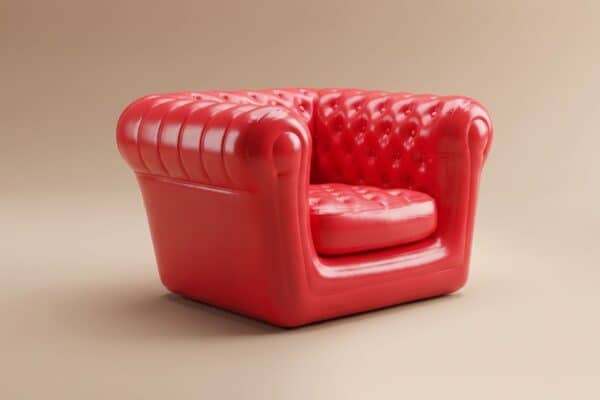 Poltrona Big Blo Gonfiabile Rossa