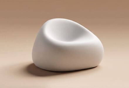 Foto sito divani beige - noleggio_poltrona_gumball_bianca_b