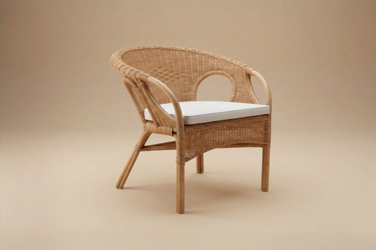 Foto sito divani beige - noleggio_poltroncina_vimini_b