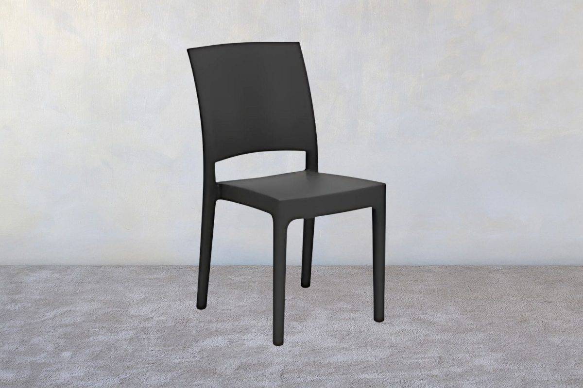 Sedia in tecnopolimero rinforzato leggera e resistente per eventi e contract