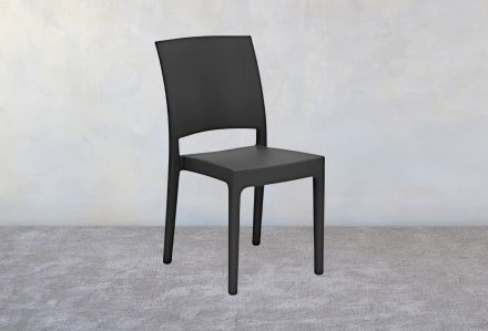 Sedia in tecnopolimero rinforzato leggera e resistente per eventi e contract