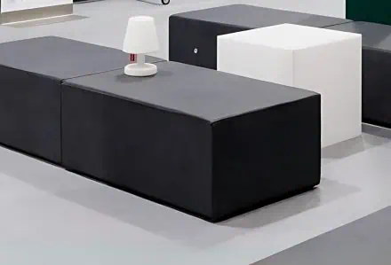 Acquista Pouf Per Interni Ed Esterni Noe Grigio Scuro - 3