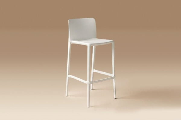 Sgabello Bachita bianco
