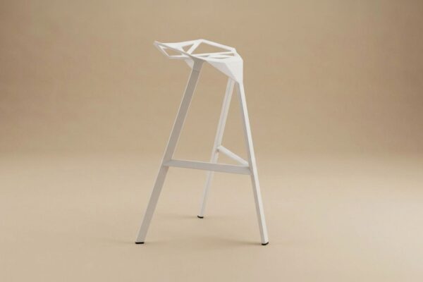 Sgabello Stool One Bianco
