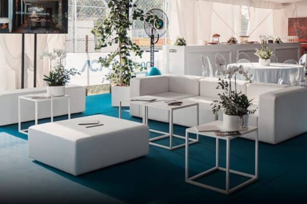 Tavolino Simply Cube Bianco