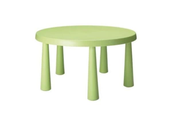 noleggio tavolino verde per bambini
