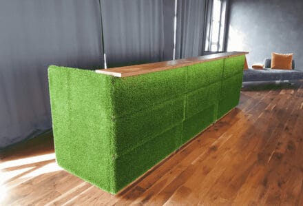 noleggio reception desk bancone bar erbanco dritto