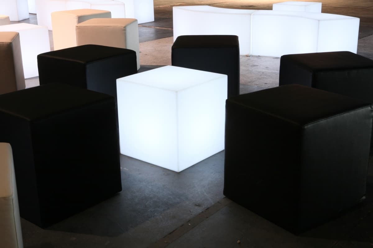 Pouf pelle nera - Habitat home shop
