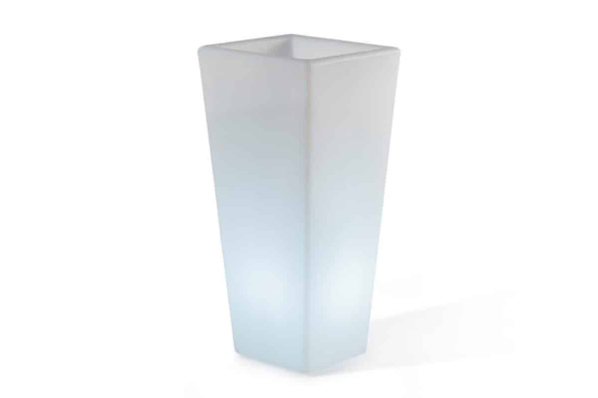 Vaso Y-Pot Light Alto Bianco