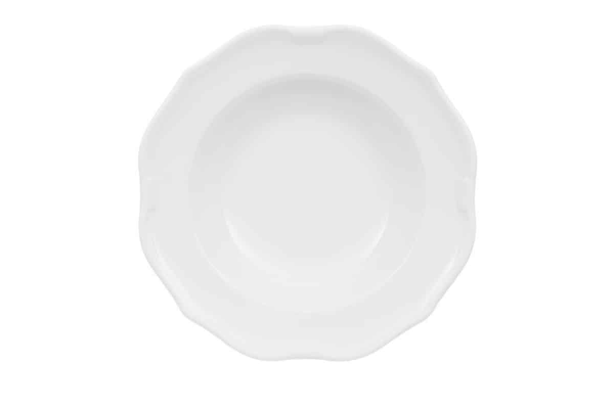 Villeroy & Boch Audun Fleur Piatto Fondo 24 Cm In Porcellana Premium, Lavabile In Microonde